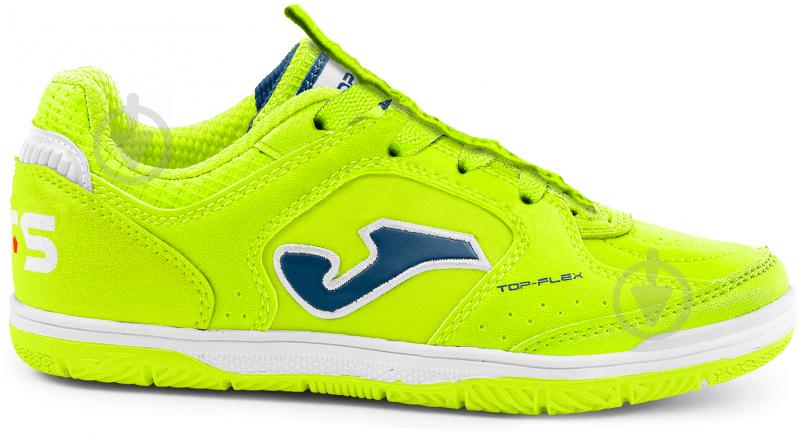 Футзальная обувь Joma TOP FLEX JR 2011 GREEN FLUOR VELCRO TPJS.LIGA.IN р.32,5 зеленый - фото 1