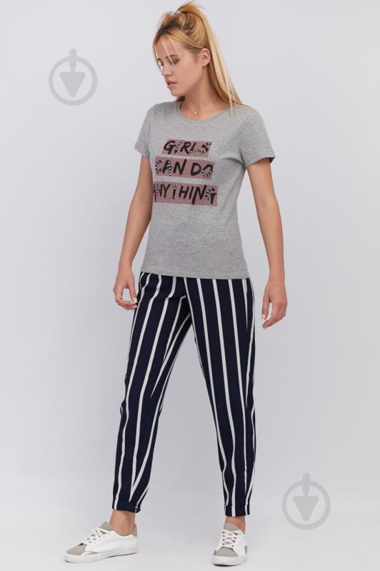 Футболка YAPPI Basic WG1056 р.L сірий - фото 2