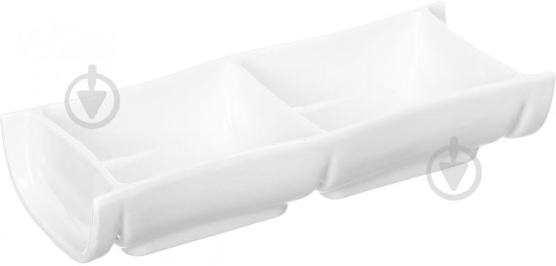 Менажниця Fiora Glossy White 21,1х8,5х4,5 см - фото 2