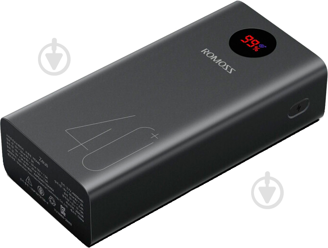 Повербанк Romoss 18WPEA40 40000 mAh black (964075) PEA40-112-2A45 - фото 7