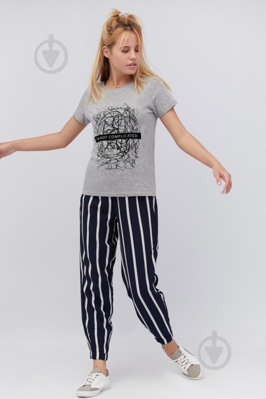 Футболка YAPPI Basic WG1083 р.XL серый - фото 2