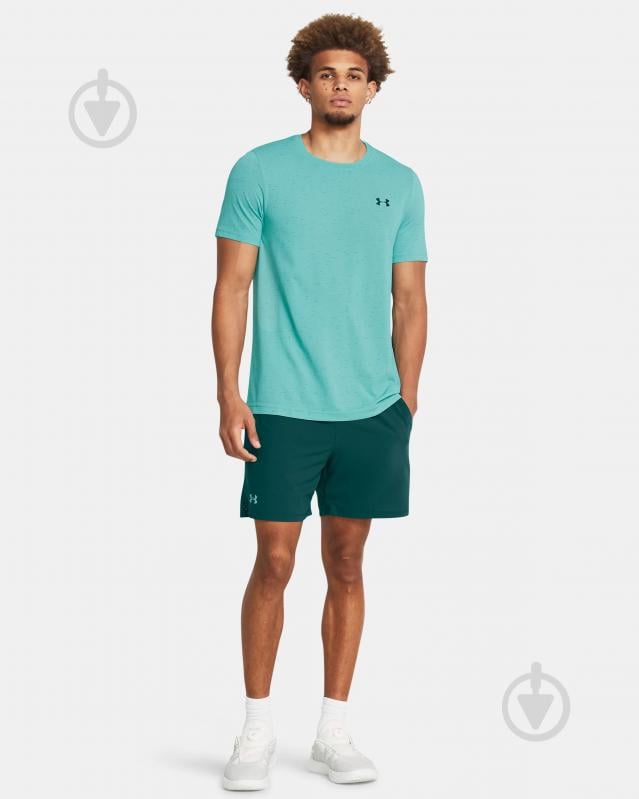 Футболка Under Armour UA VANISH SEAMLESS SS 1382801-482 р.S бирюзовый - фото 3