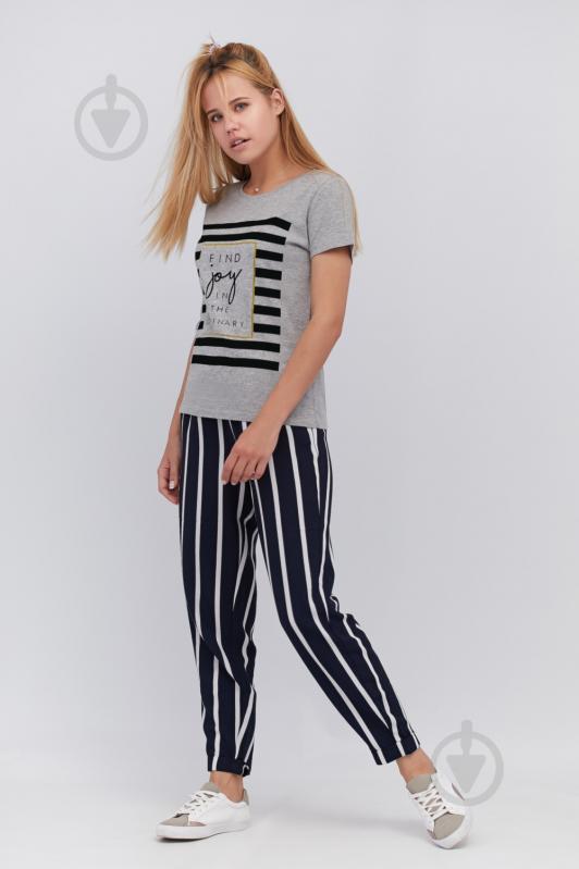 Футболка YAPPI Basic WG1047 р.L серый - фото 2 Футболка YAPPI Basic WG1047 р.L серый - фото 2