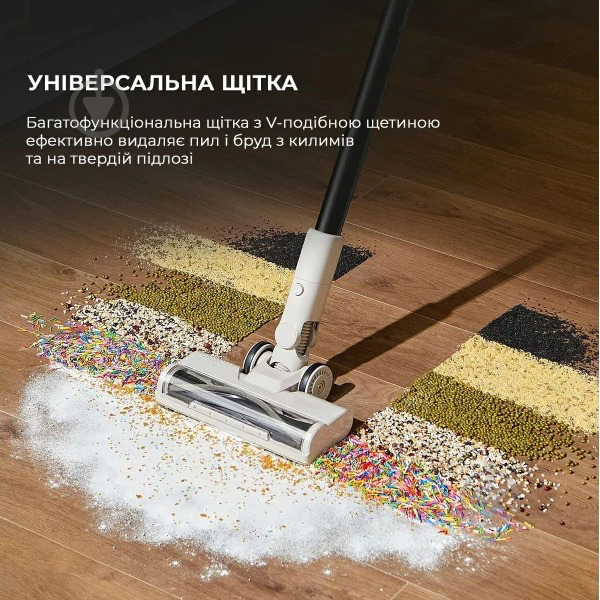 Пилосос Xiaomi Dreame Cordless Vacuum Cleaner U10 (1042152) white - фото 5