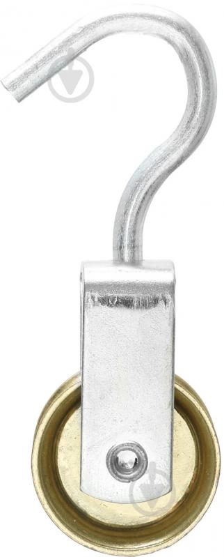 Блок одинарний з гачком 30 мм - фото 2