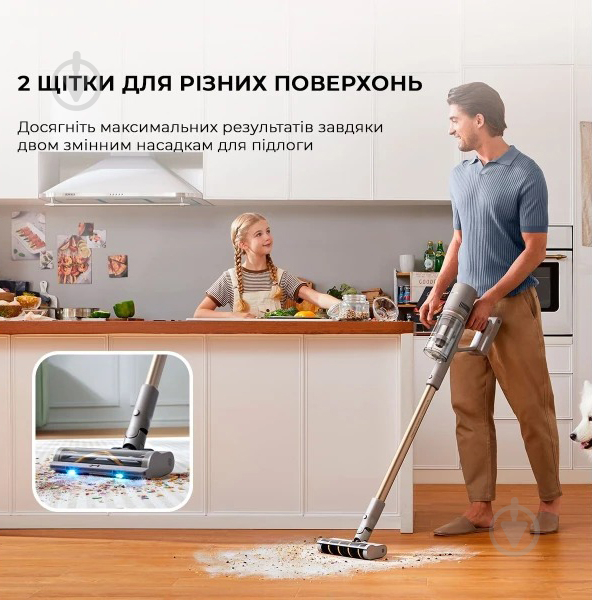 Пылесос Xiaomi Dreame Cordless Vacuum Cleaner Z10 Station grey - фото 6