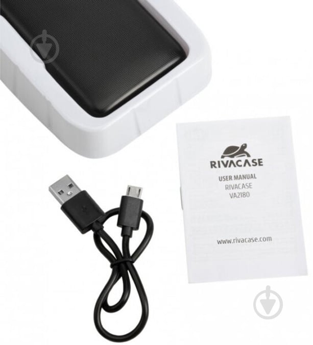 Повербанк RivaCase VA2180 20000 mAh black (967655) - фото 10