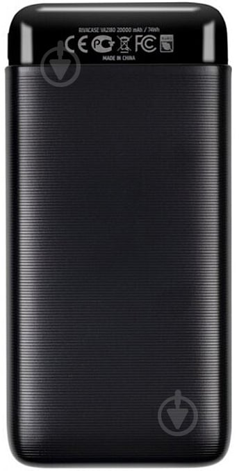 Повербанк RivaCase VA2180 20000 mAh black (967655) - фото 3