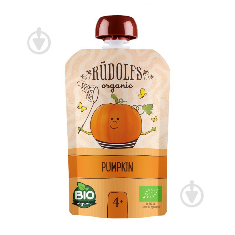 Пюре овощное Rudolfs organic Тыква 4+ 90 г - фото 1 Пюре овощное Rudolfs organic Тыква 4+ 90 г - фото 1