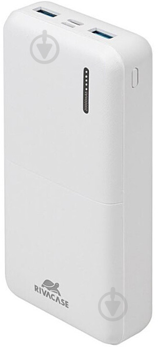 Повербанк RivaCase VA2572 20000 mAh white (965527) - фото 3