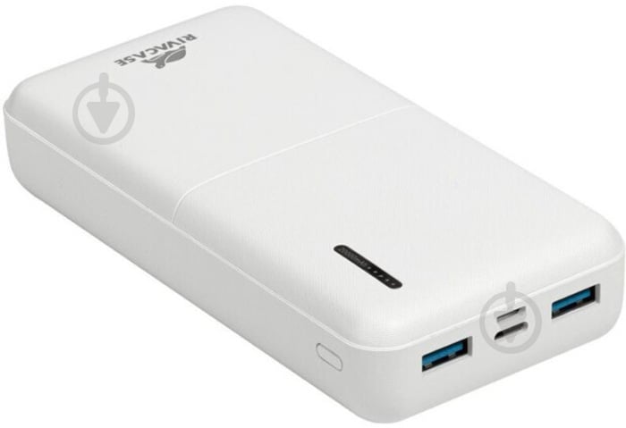 Повербанк RivaCase VA2572 20000 mAh white (965527) - фото 5