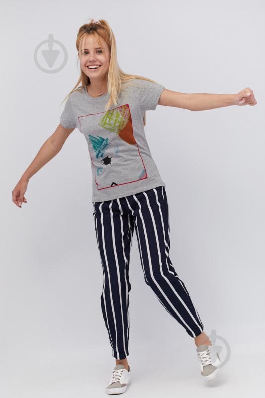 Футболка YAPPI Basic WG1061 р.S сірий - фото 2