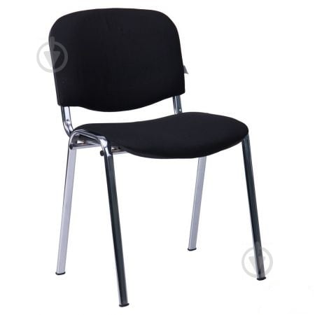 Стул AMF Art Metal Furniture Iso хром А-01 черный - фото 1