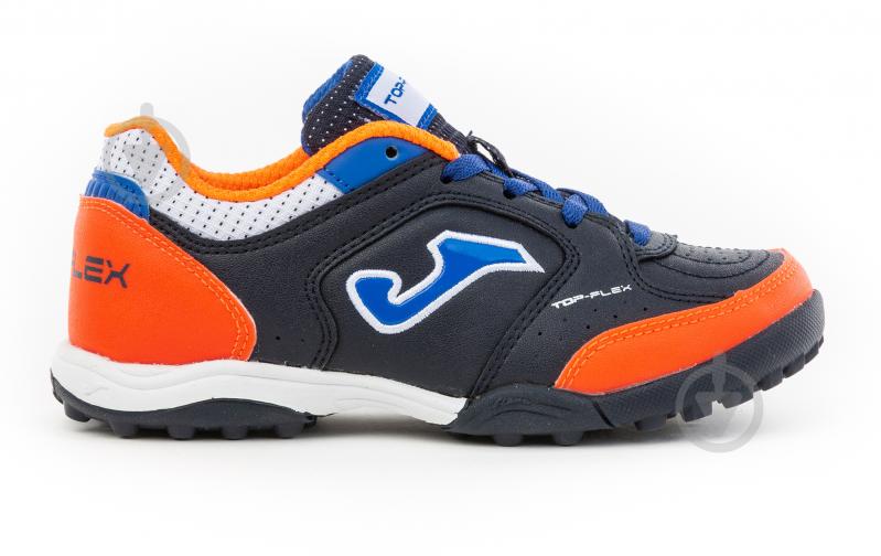 Сороконожки Joma TOP FLEX JR 2003 NAVY-ORANGE TURF TPJW.2003.TF р.38 сине-оранжевый - фото 1