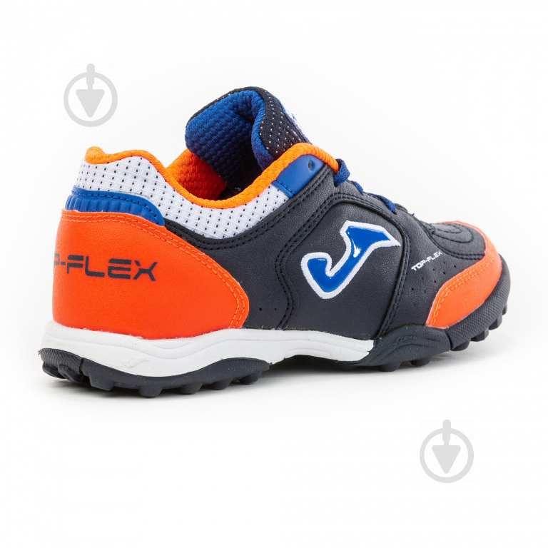 Сороконожки Joma TOP FLEX JR 2003 NAVY-ORANGE TURF TPJW.2003.TF р.38 сине-оранжевый - фото 4