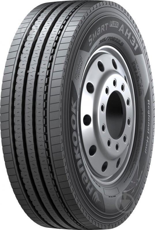 Шина Hankook AH31 руль 315/80R22.5 L нешипована всесезонні - фото 1