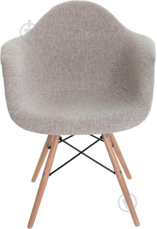 Стілець обідній АС-018WB бежевий/сірий - фото 2
