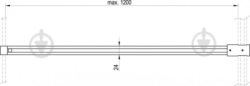 Держатель стекла Ravak W SET-Uni T black - фото 3