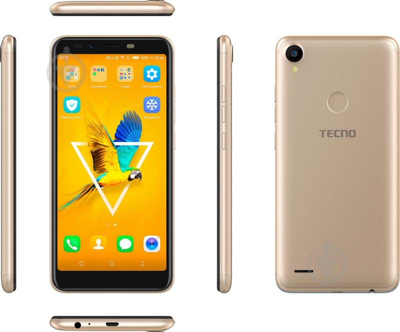 ᐉ Смартфон Tecno POP 1s pro F4 2/16GB champagne gold • Купить в Киеве ...