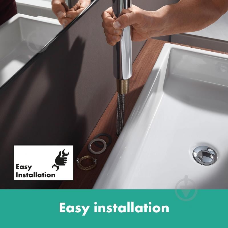 Змішувач для умивальника Hansgrohe Logis E 230 71162000 - фото 6 Змішувач для умивальника Hansgrohe Logis E 230 71162000 - фото 6