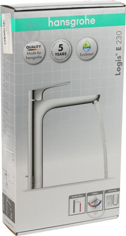 Змішувач для умивальника Hansgrohe Logis E 230 71162000 - фото 3