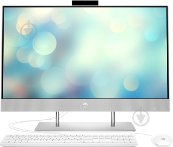 Моноблок HP All-in-One 24-dp0078ua 23,8 (42Q65EA) silver - фото 1