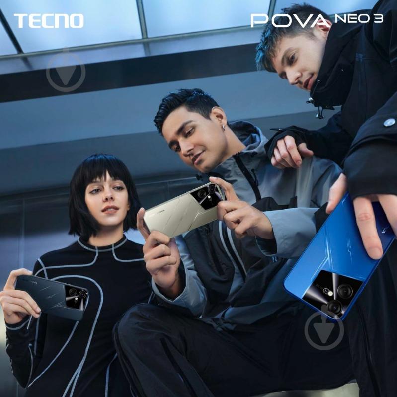 Смартфон Tecno POVA NEO 3 (LH6n) 4/128GB amber gold (4894947005312) - фото 9