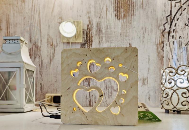 Ночник Iterna LED 8 Вт дерево светлое - фото 2 Ночник Iterna LED 8 Вт дерево светлое - фото 2