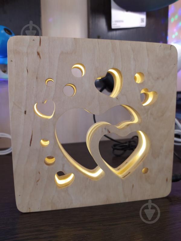 Ночник Iterna LED 8 Вт дерево светлое - фото 1 Ночник Iterna LED 8 Вт дерево светлое - фото 1