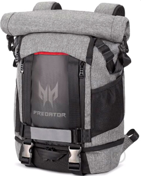 Рюкзак Acer Predator Rolltop 15" grey/black (NP.BAG1A.255) - фото 2