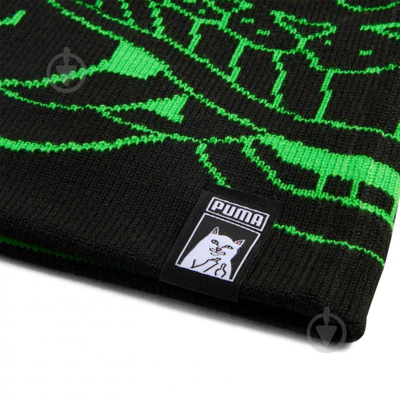 Шапка Puma x RIPNDIP Reversable Skull Beanie 02659601 р.os черный - фото 3 Шапка Puma x RIPNDIP Reversable Skull Beanie 02659601 р.os черный - фото 3