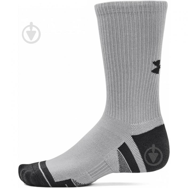 Шкарпетки Under Armour UA PERFORMANCE TECH 3PK CREW 1379512-011 р.L різнокольоровий 3 шт. - фото 4