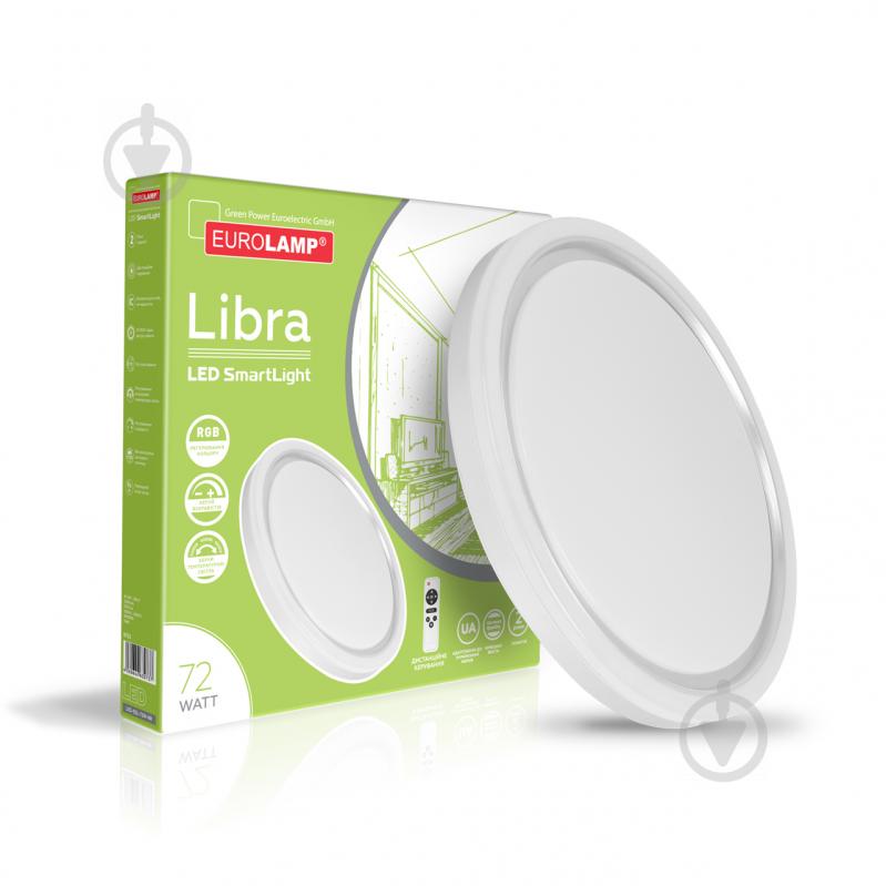 Светильник светодиодный Eurolamp Smart Light Libra N8 с пультом ДУ 72 Вт белый 3000-6500 К - фото 1