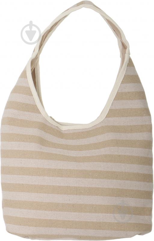Сумка пляжная Stripes бежевая - фото 1 Сумка пляжная Stripes бежевая - фото 1