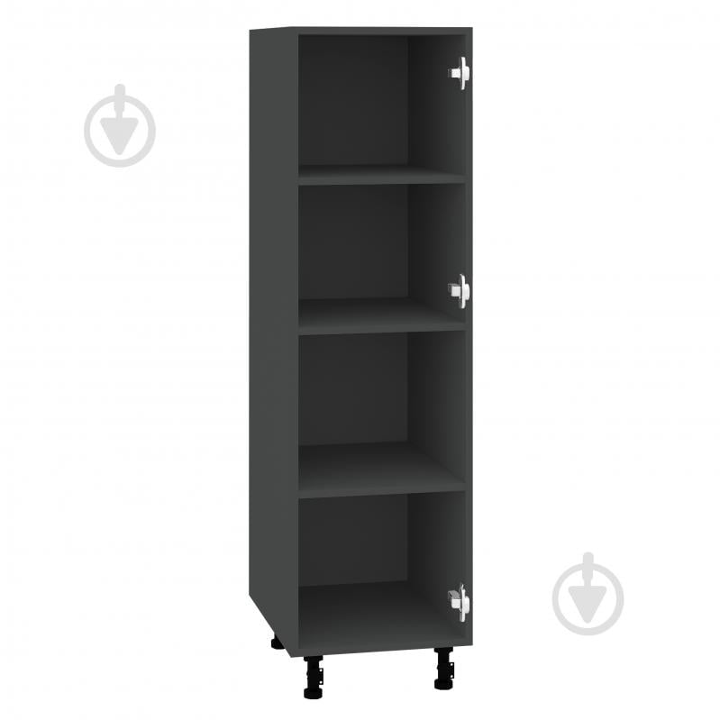 Шкаф-пенал LuxeForm с полками 400x1440x560 мм графит - фото 1 Шкаф-пенал LuxeForm с полками 400x1440x560 мм графит - фото 1