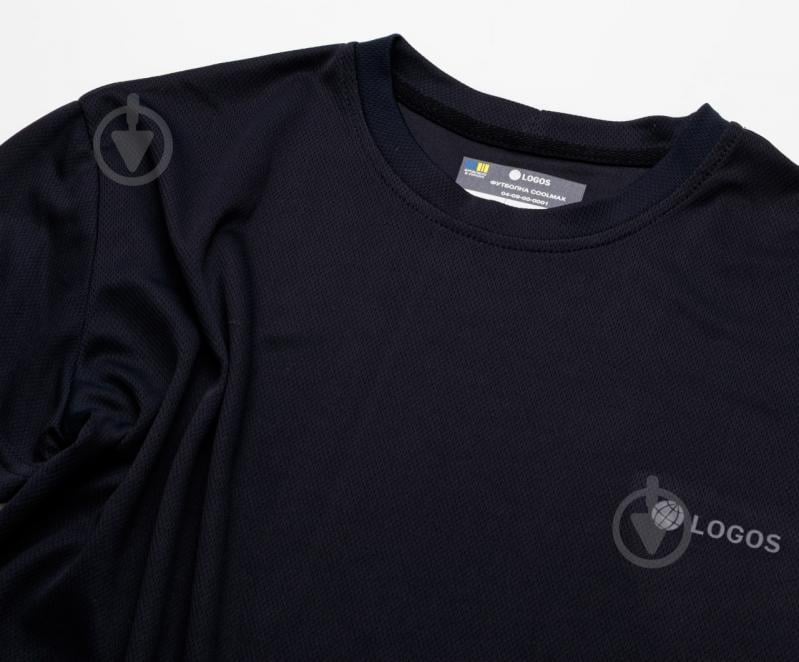 Футболка мужская LOGOS-Tac из COOLMAX 04-09-00-0001 р.S dark blue - фото 3