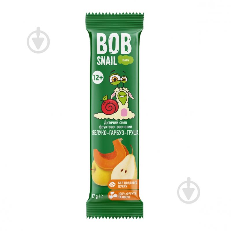 Снек Bob Snail Яблоко-Тыква-Груша, 17 г - фото 1