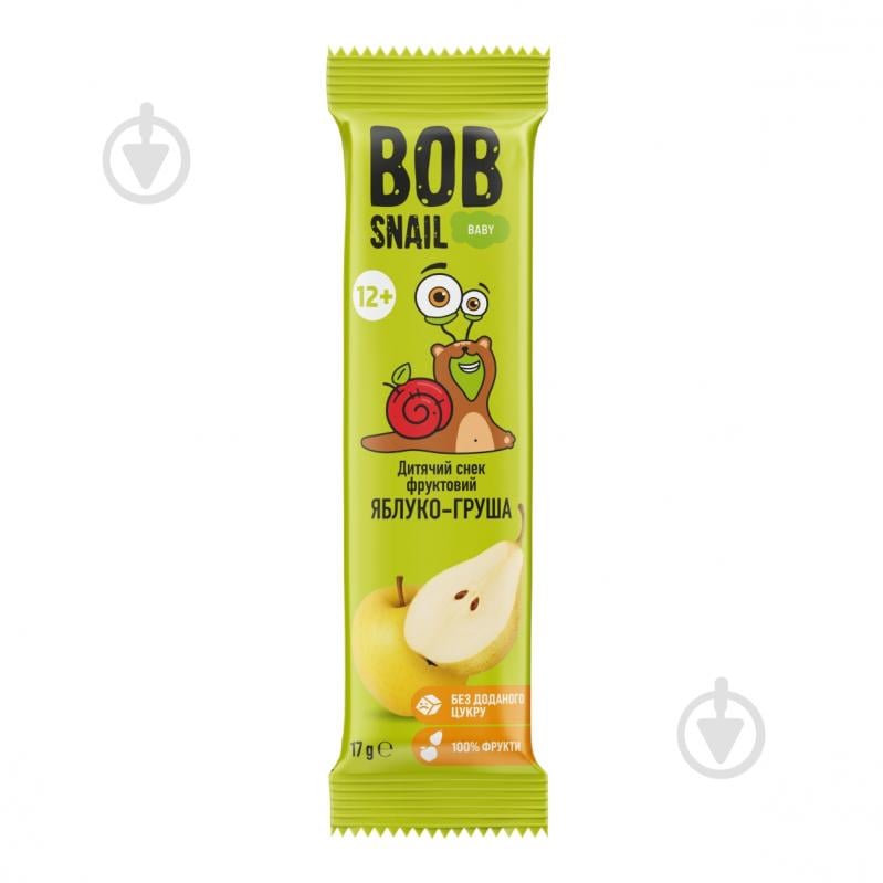 Снеки Bob Snail Яблоко-Груша, 17 г - фото 1