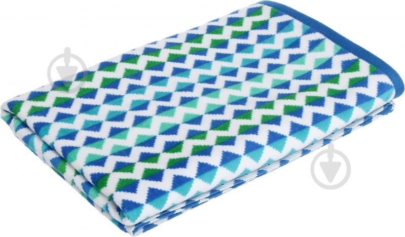 Рушник пляжний Ромб 70x140 см синій La Nuit - фото 1 Рушник пляжний Ромб 70x140 см синій La Nuit - фото 1