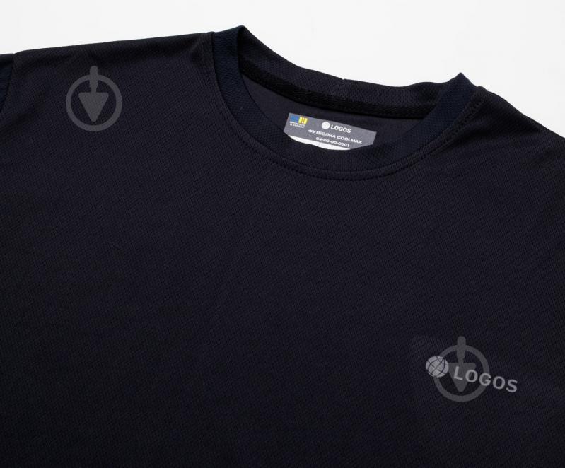 Футболка мужская LOGOS-Tac из COOLMAX 04-09-00-0001 р.XL dark blue - фото 3