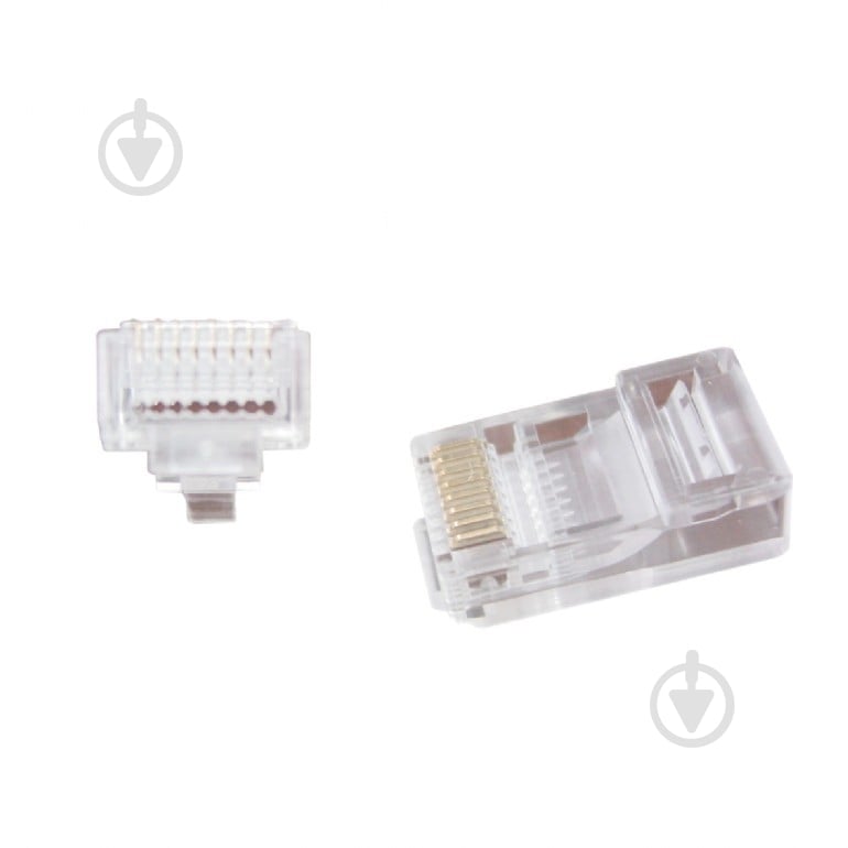 Коннектор Cablexpert LC-PTU-01/10, со сквозными отверстиями 8P8C, CAT-5e, UTP - фото 2