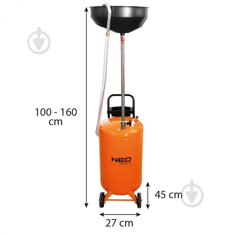 Ванна для слива отработанного масла NEO tools Gravity 70 л (10-810) - фото 14
