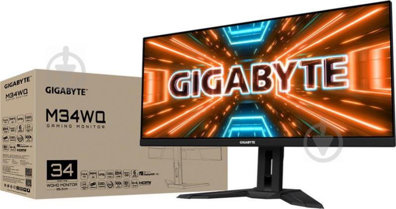 Монітор Gigabyte 34" (M34WQ Gaming Monitor) - фото 8