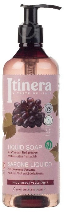 Мыло органическое Itinera Виноград 370 мл - фото 1