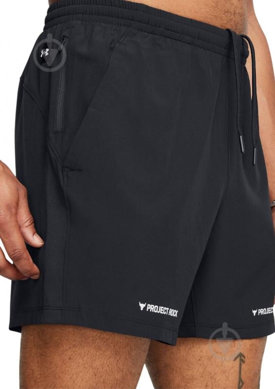 Шорти Under Armour PJT ROCK ULTIMATE 5 TRAINING SHORT 1384217-001 р. S чорний - фото 5 Шорти Under Armour PJT ROCK ULTIMATE 5 TRAINING SHORT 1384217-001 р. S чорний - фото 5
