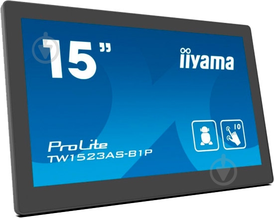 Монитор Iiyama ProLite 15,6" (TW1523AS-B1P) - фото 2 Монитор Iiyama ProLite 15,6" (TW1523AS-B1P) - фото 2