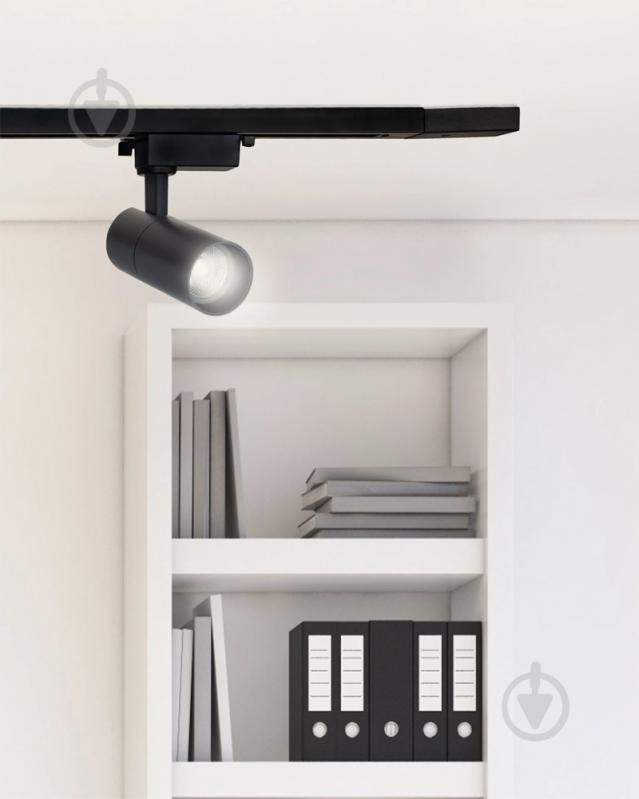 Трековий світильник Goldlux Shark 20 Вт 4000 К чорний 329066 - фото 2 Трековий світильник Goldlux Shark 20 Вт 4000 К чорний 329066 - фото 2