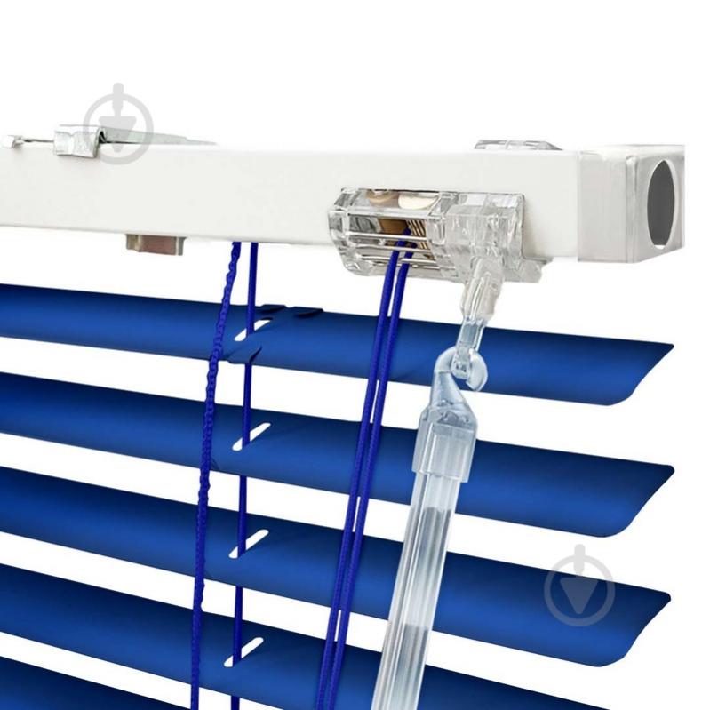 Жалюзі Rollotex алюмінієві горизонтальні з фіксацією 51х170 см сині глянцеві - фото 3 Жалюзі Rollotex алюмінієві горизонтальні з фіксацією 51х170 см сині глянцеві - фото 3