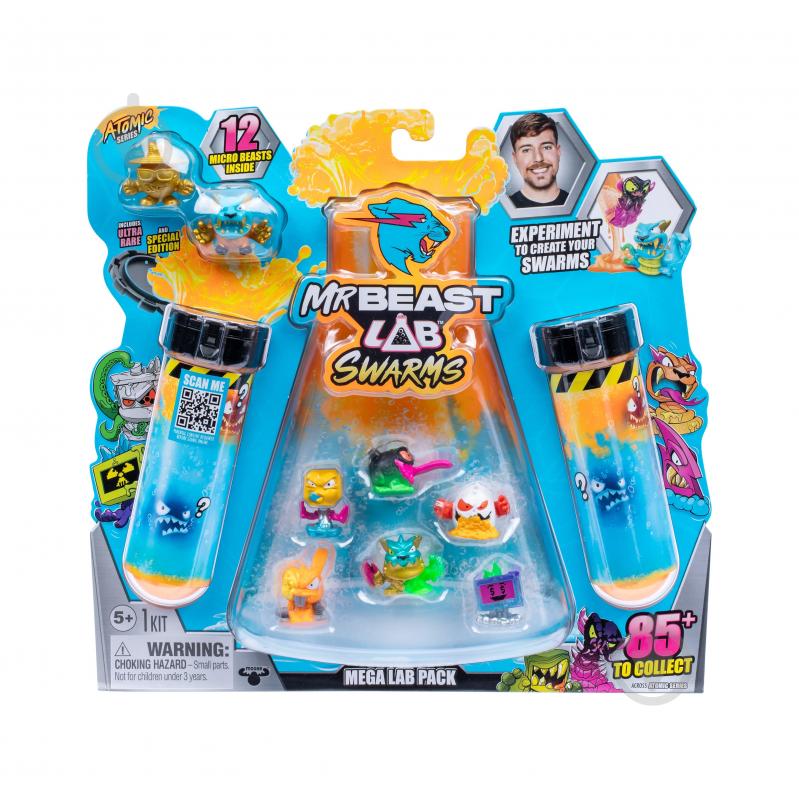 Игровой набор MrBeast Lab Лаборатория в пробирке Atomic Swarms 12 124720 - фото 1