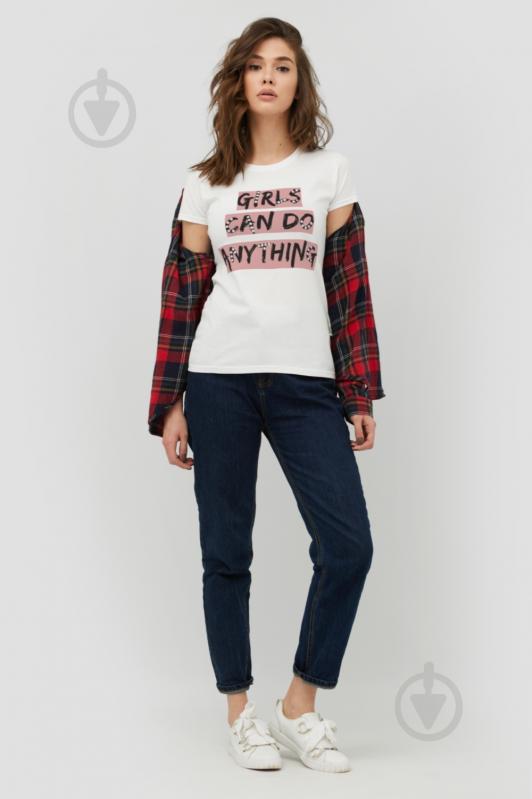 Футболка YAPPI Basic WW1015 р.M белый - фото 2